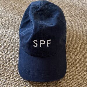 Heyday “SPF” Dark Blue Cap with White Embroidery